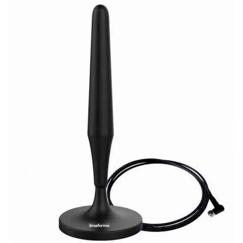 Kambarinė TV antena DVB-T be stiprintuvo 4K 5in1 (FM) 3m Brasforma